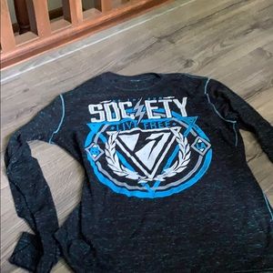 Men’s long sleeve Society shirt